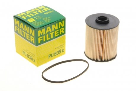 Фильтрующий элемент топливного фильтра MANN-FILTER PU 839 x (фото 1)
