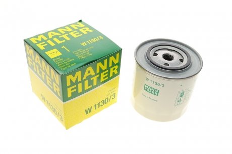 Масляный фильтр MANN-FILTER W 1130/3 (фото 1)