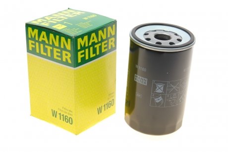 Масляний фільтр MANN-FILTER W 1160 (фото 1)