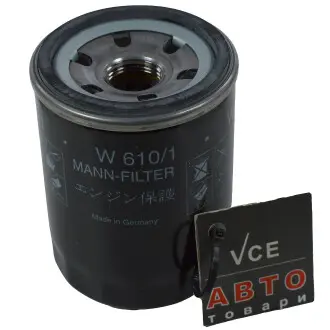 Фильтр масла MANN-FILTER W 610/1