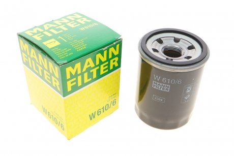 Масляний фільтр MANN-FILTER W 610/6