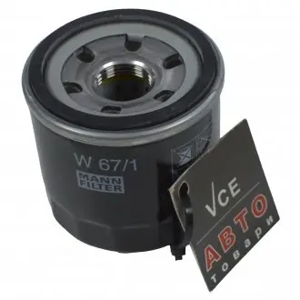 Масляный фильтр MANN-FILTER W 67/1
