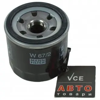 Фильтр масла MANN-FILTER W 67/2