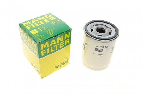 Фильтр масла MANN-FILTER W 7034 (фото 1)