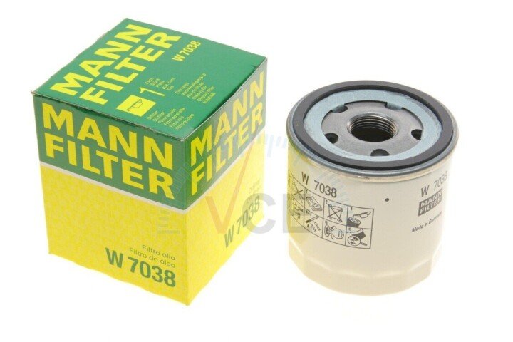 Масляний фільтр MANN-FILTER W 7038 (фото 1)