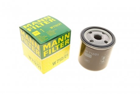 Масляный фильтр MANN-FILTER W 712/21 (фото 1)