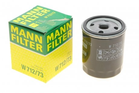 Масляный фильтр MANN-FILTER W 712/73 (фото 1)