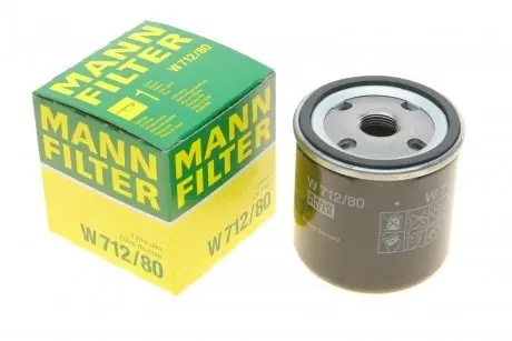 Масляный фильтр MANN-FILTER W 712/80