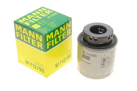 Фільтр олії MANN-FILTER W 712/93 (фото 1)