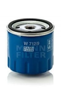 Масляный фильтр MANN-FILTER W712/9 (фото 1)