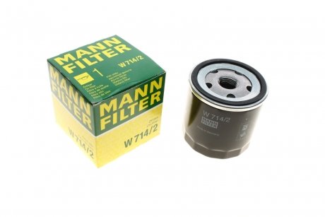 Масляный фильтр MANN-FILTER W 714/2 (фото 1)