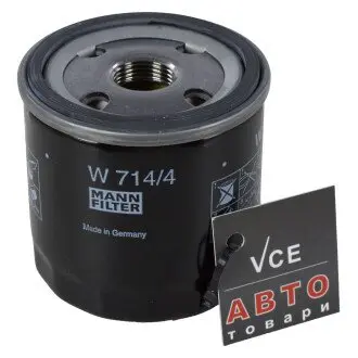 Масляный фильтр MANN-FILTER W 714/4