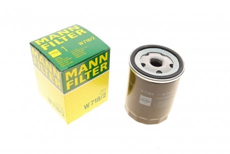 Масляный фильтр MANN-FILTER W 718/2 (фото 1)