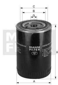 Масляний фільтр MANN-FILTER W 718