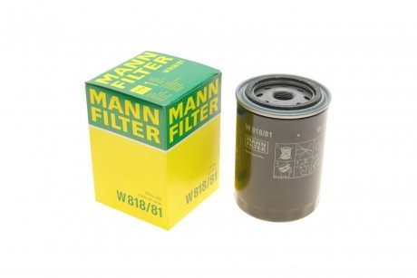 Масляный фильтр MANN-FILTER W 818/81 (фото 1)