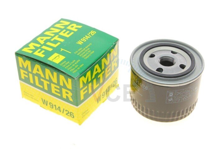 Масляный фильтр MANN-FILTER W 914/26 (фото 1)