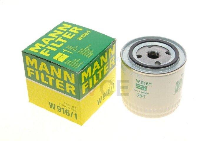 Фильтр масла MANN-FILTER W 916/1 (фото 1)