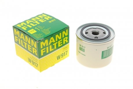 Масляный фильтр; гидрофильтр; автоматическая коробка; фильтр, гидравлическая система привода рабочего оборудования MANN-FILTER W 917