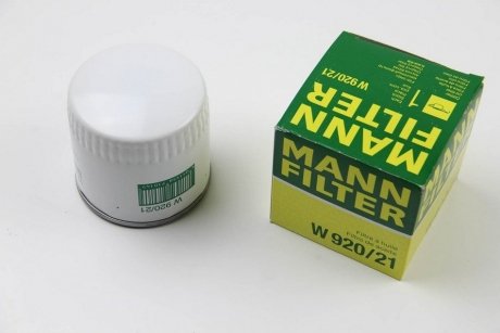 Фільтр олії MANN-FILTER W 920/21 (фото 1)