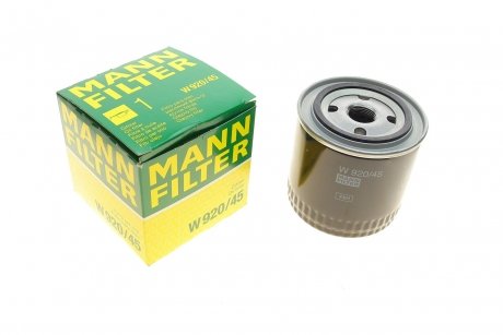 Масляный фильтр MANN-FILTER W 920/45 (фото 1)