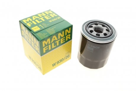 Масляний фільтр MANN-FILTER W 930/26 (фото 1)
