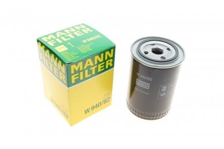 Масляний фільтр MANN-FILTER W 940/62 (фото 1)