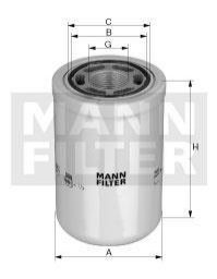Гідравлічний фільтр MANN-FILTER WH1257/2