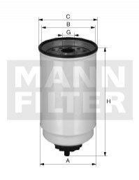 Паливний фільтр MANN-FILTER WK 10 017 x (фото 1)