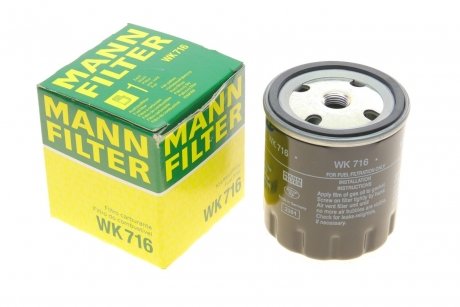Фільтр паливний MANN-FILTER WK 716