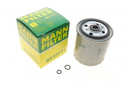 Фільтр паливний MANN-FILTER WK 817/3 x