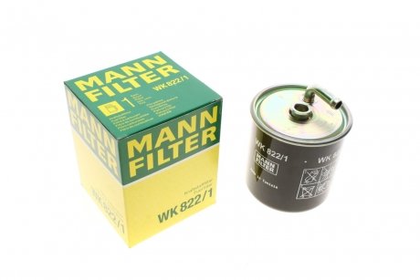 Фильтр топливный MANN-FILTER WK 822/1 (фото 1)