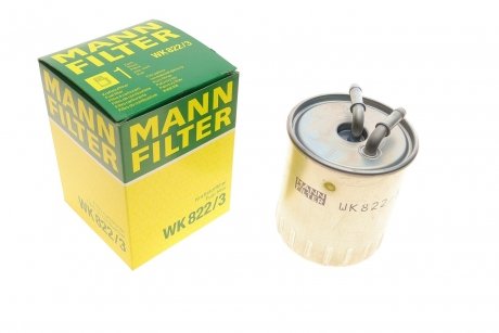 Фильтр топливный MANN-FILTER WK 822/3 (фото 1)