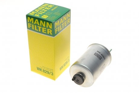 Фільтр паливний MANN-FILTER WK 829/3 (фото 1)