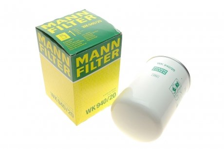 Топливный фильтр MANN-FILTER WK 940/20