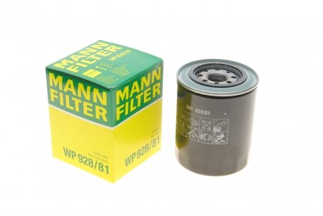 Фильтр масла MANN-FILTER WP 928/81 (фото 1)