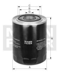 Фільтр олії movano MANN-FILTER WP9404 (фото 1)