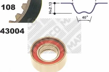 Комплект паса ГРМ MAPCO 23004