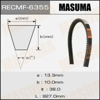 Ремінь клиновий рк., 13x927 мм MASUMA 6355 (фото 1)