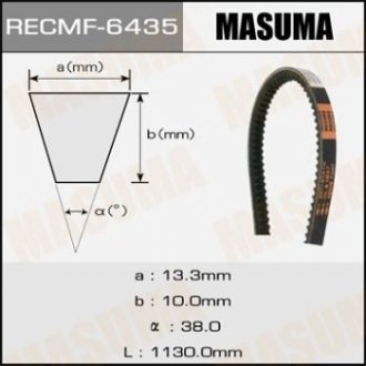Ремінь клиновий рк., 13x1130 мм MASUMA 6435