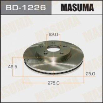 Гальмівний диск (кратно 2 шт) MASUMA BD1226