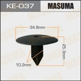 Зажим, молдинг / защитная накладка MASUMA KE-037 (фото 1)