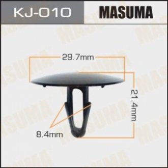 Кліпса автомобільна (автокріплення) (уп.50) MASUMA KJ-010 (фото 1)