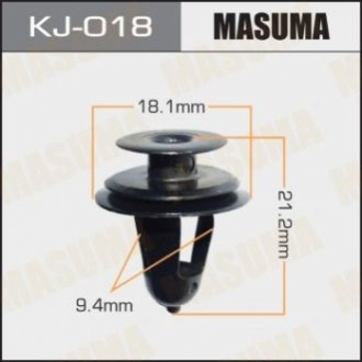 Зажим, молдинг / защитная накладка MASUMA KJ-018 (фото 1)