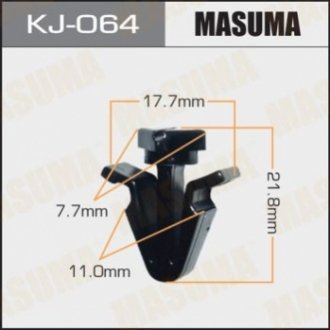 Затискач, молдинг / захисна накладка MASUMA KJ-064 (фото 1)