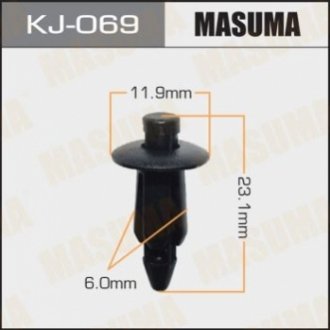 Затискач, молдинг / захисна накладка MASUMA KJ-069 (фото 1)