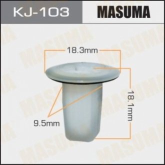 Затискач, молдинг / захисна накладка MASUMA KJ-103