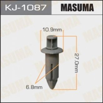 Затискач, молдинг / захисна накладка MASUMA KJ-1087 (фото 1)