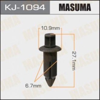 Затискач, молдинг / захисна накладка MASUMA KJ-1094 (фото 1)
