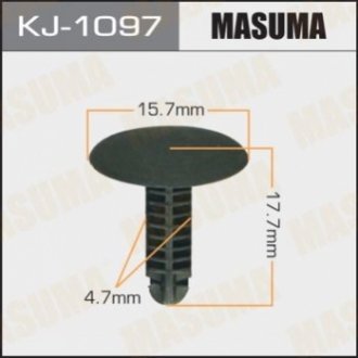 Затискач, молдинг / захисна накладка MASUMA KJ-1097 (фото 1)