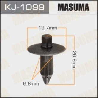 Зажим, молдинг / защитная накладка MASUMA KJ-1099 (фото 1)